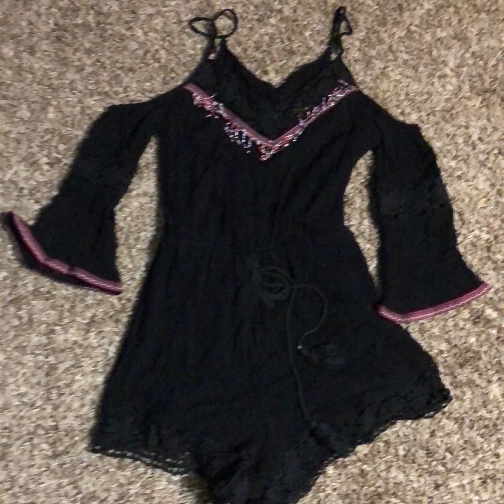 Off shoulder romper